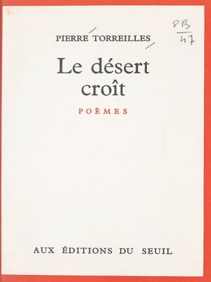cover image of Le désert croît